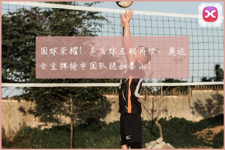 国球荣耀!乒乓球王朝再续,奥运会金牌榜中国队稳如泰山!
